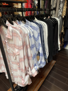 shirts and tops at closet on main